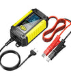 Carregador e testador de bateria automotiva 2 em 1, carregador de bateria 12V para chumbo-ácido, AGM e LiFePO4, carregador veicular, testador inteligente de bateria para carros, caminhões, motocicletas e cortadores de grama