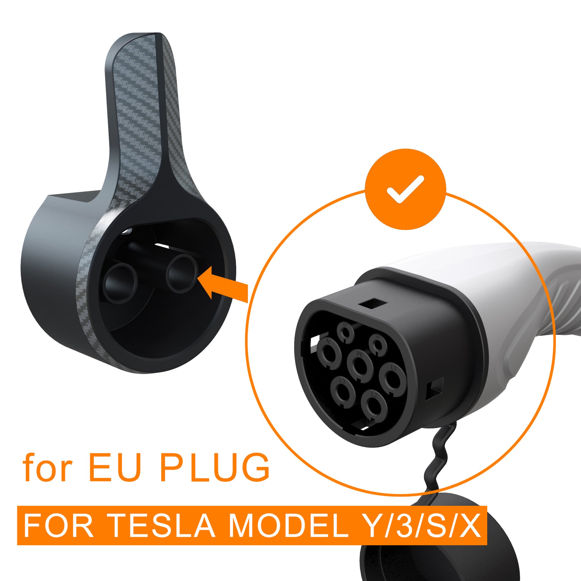 Soporte de cable para cargadores de vehículos eléctricos para estaciones de carga de vehículos eléctricos tipo 2 holster Dock 