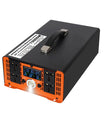 Inverter 5000W till 12000W ren sinusvågsspänningsomvandlare, 12V/24V/48V/60V/72V/96V till 230V, med LCD-spänningsdisplay