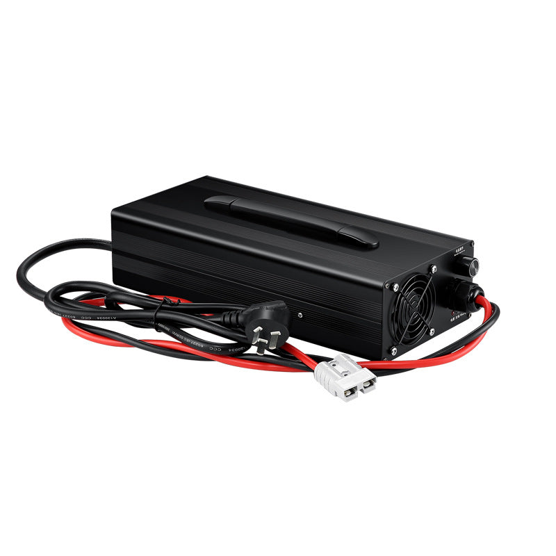 NOEIFEVO 29,2 V 5–50 A  Einstellbares Lithium-LiFePO4-Batterieladegerät für 24 V, 25,6 V, 8S LiFePO4-Batterien, LCD-Display, Ladegerät für Wohnmobile, Trolling-Motoren, Boote und Wohnwagen