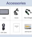 NOEIFEVO Q5 GPS-navigation, 5-tommers touchscreen med europakort, 8GB ROM + 256MB RAM, flersproget support, FM-transmission, til biler/varevogne/lastbiler