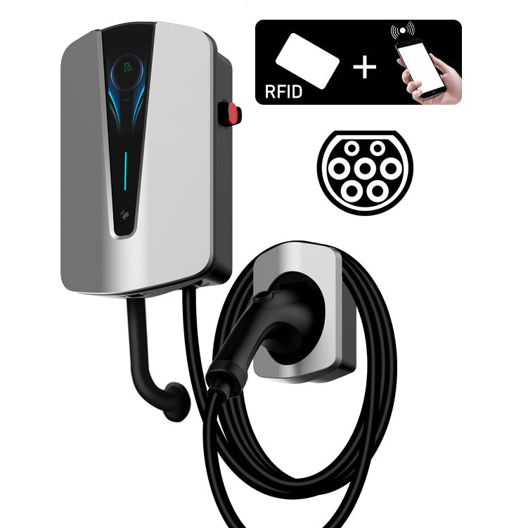 Noeifevo Q8 7KW 11KW 22KW EV Wallbox nabíjecí stanice typ 2 5M EV Power rychlonabíjecí kabel s RFID Wifi