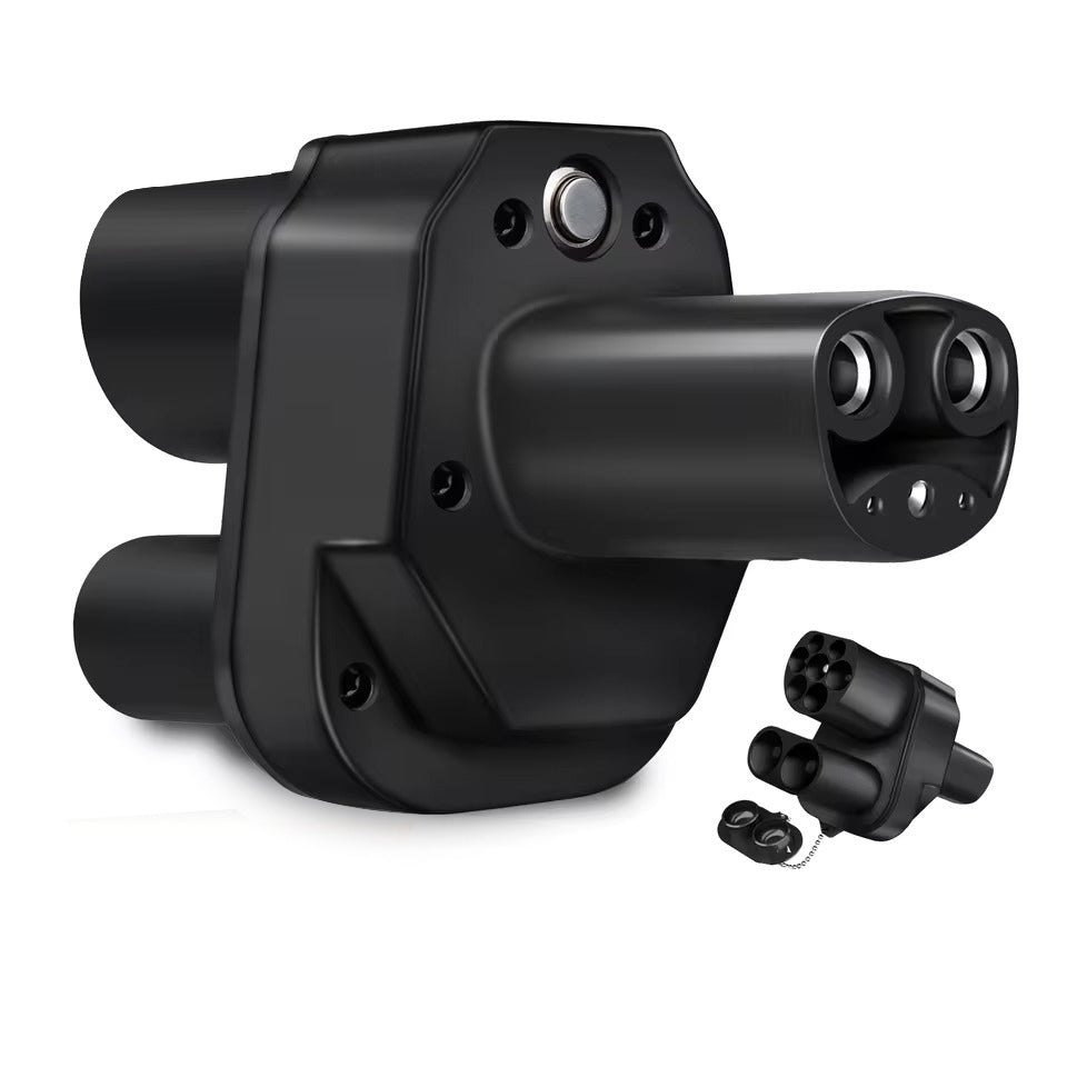 NOEIFEVO CCS2 a Typ 2 na Tesla NACS EV nabíjecí adaptér, AC 32A DC 400A, kompatibilní s Tesla Model 3/X/Y, vyrobeno v USA, CCS2 kombinovaný adaptér, podporuje CCS2 a Typ 2 nabíječky