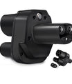 NOEIFEVO CCS2 a Typ 2 na Tesla NACS EV nabíjecí adaptér, AC 32A DC 400A, kompatibilní s Tesla Model 3/X/Y, vyrobeno v USA, CCS2 kombinovaný adaptér, podporuje CCS2 a Typ 2 nabíječky