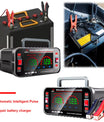 12 10A / 24V 5A Volledig automatische autobatterijlader Intelligente pulsreparatie autobatterijlader Motorfietsbatterijlader