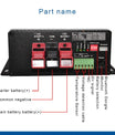 NOEIFEVO 12V 30A DC para DC Carregador Inteligente com Booster, Suporte Bluetooth App, para Bateria LiFePO4, Bateria de Lítio, Chumbo Ácido AGM