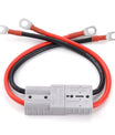 50A 600V vysokoproudové připojení, Anderson 50A na M8 rychlé bateriové připojení, 8 AWG 20 cm elektrický kabel pro LiFePO4 baterii golfový vozík vysokozdvižný vozík