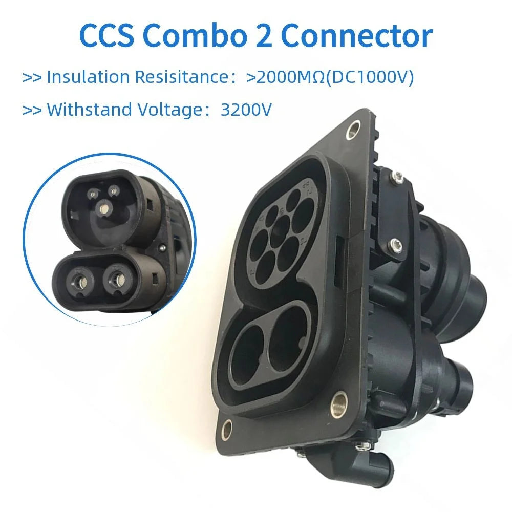 CCS2 Combo EV-aansluiting voor EVSE elektrische auto, 80A/125A/150A/200A CCS2-aansluiting