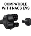 NOEIFEVO CCS2 a Typ 2 na Tesla NACS EV nabíjecí adaptér, AC 32A DC 400A, kompatibilní s Tesla Model 3/X/Y, vyrobeno v USA, CCS2 kombinovaný adaptér, podporuje CCS2 a Typ 2 nabíječky