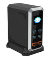 NOEIFEVO 240W USB-Ladestation mit 6 Anschlüssen, PD3.1 140W USB Typ-C & PPS/PD USB Typ-A Ladegerät – Desktop-Schnellladestation kompatibel mit MacBook, Laptops, Tablets, iPhone, Samsung Smartphones
