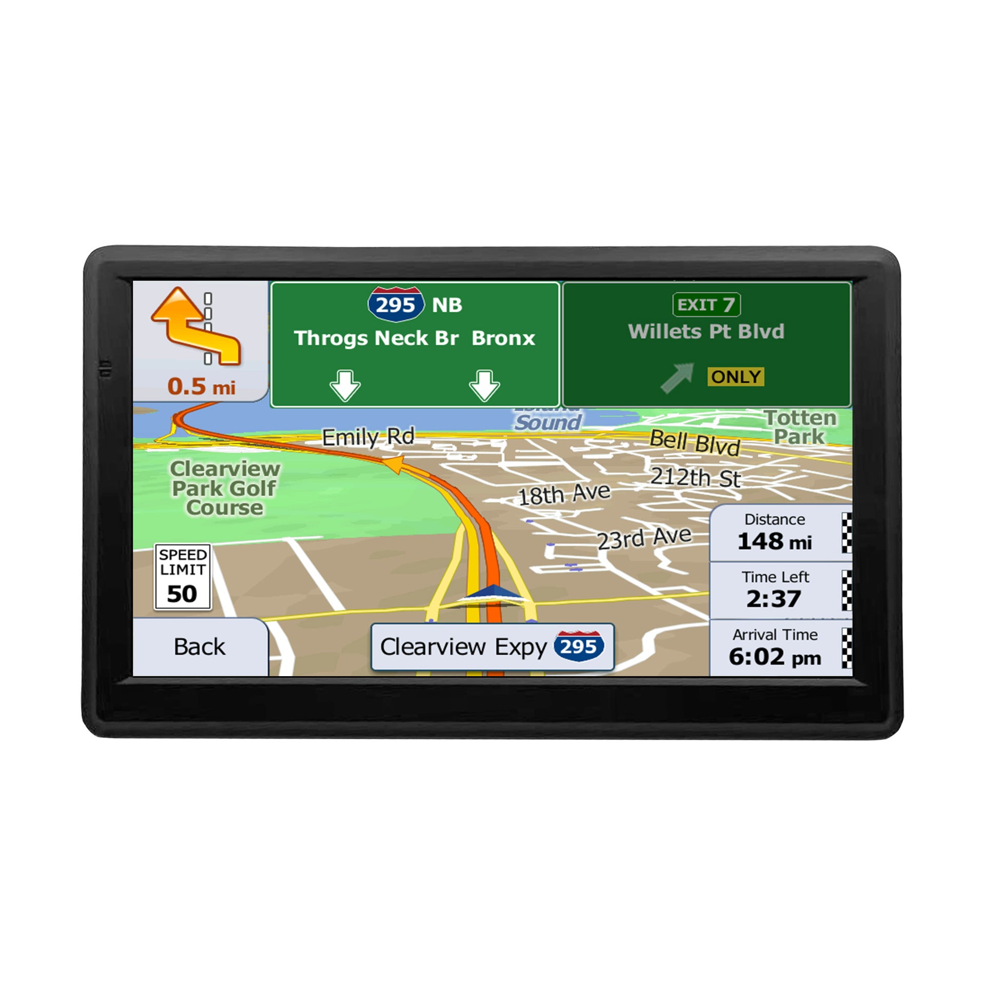 NOEIFEVO X20 Navigazione GPS, Schermo Touchscreen da 7 pollici con Mappe Europa, 8GB 256MB, Multilingue, Supporto FM, per Auto/Furgoni/Camion