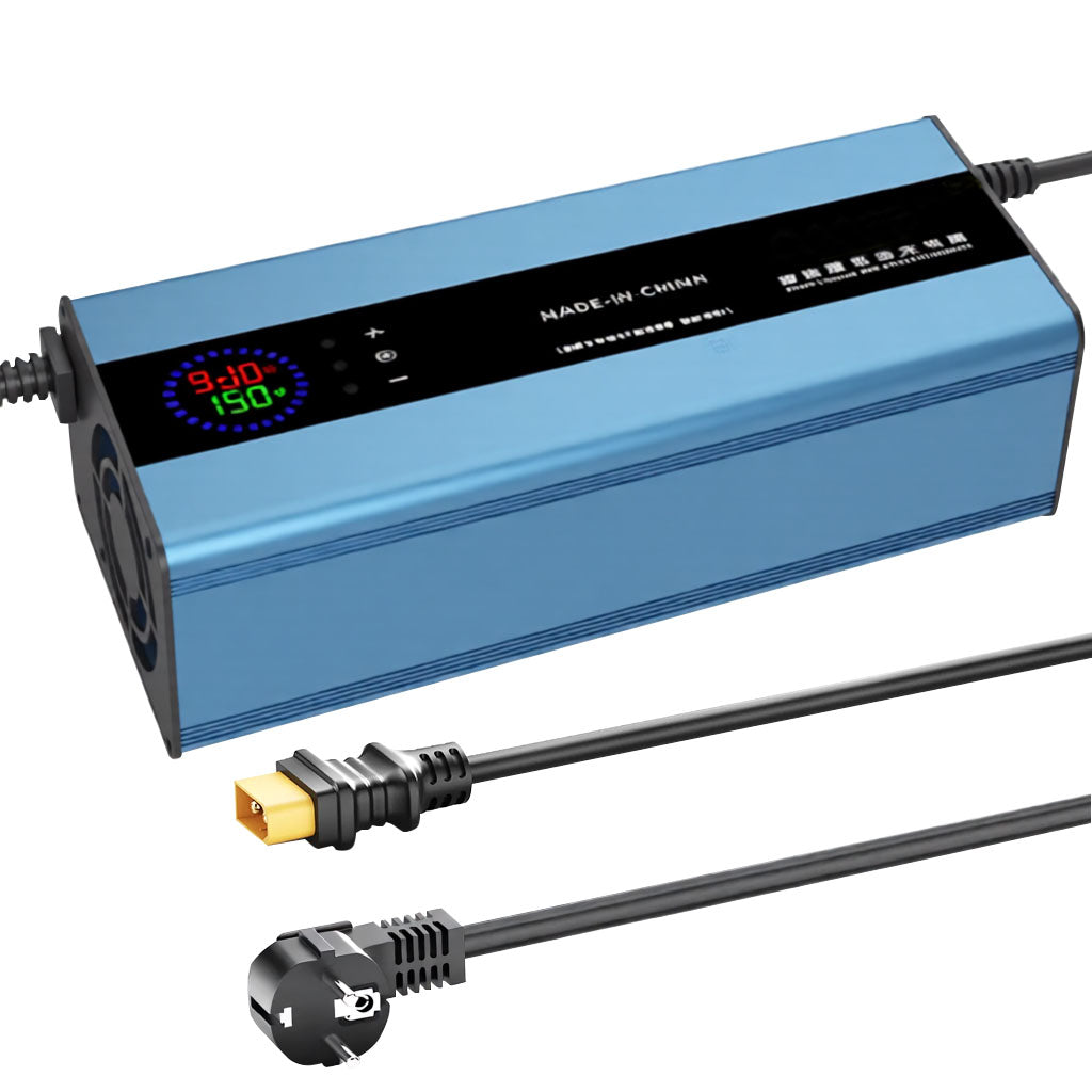 NOEIFEVO 15A Ström 42V-88,2V Spänningsjusterbar Li-ion LiFePO4 Litiumladdare För 36V 48V 60V 72V 84V batteri