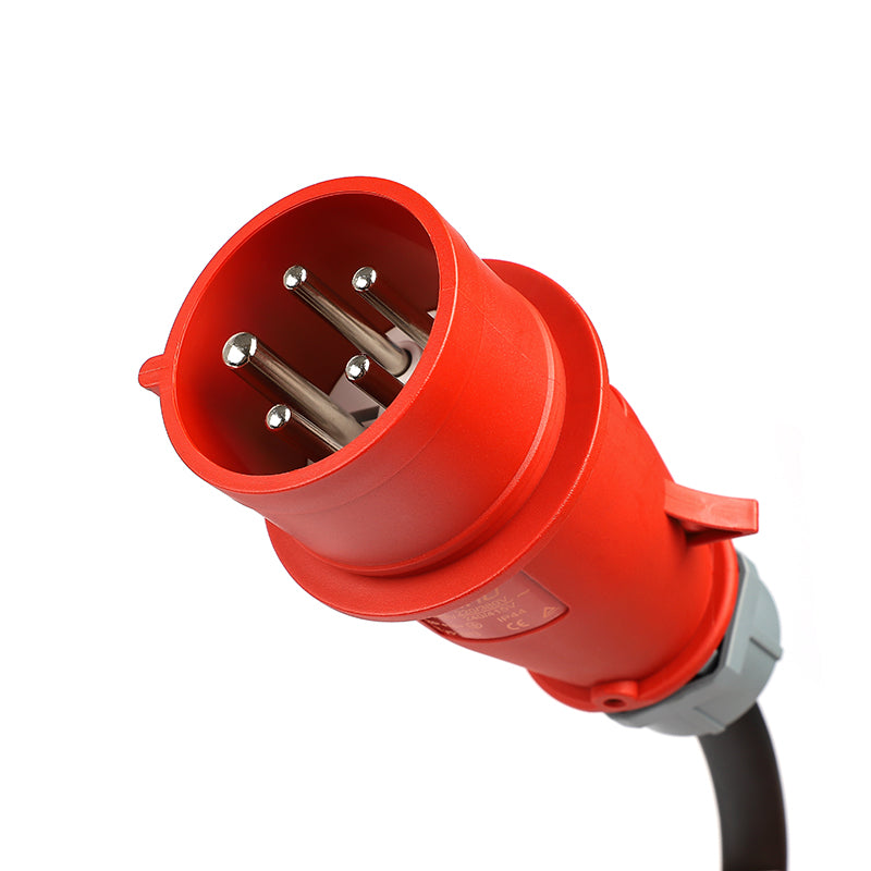 Typ 2 Mobiles EV-Ladekabel mit Schuko-Adapter, 11KW 16A 3-Phasen-Ladestation für Elektrofahrzeuge